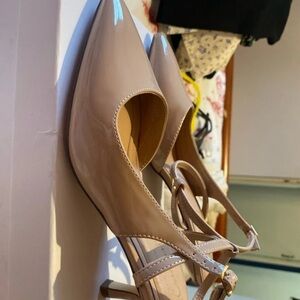 New Look Nude Patent Heels